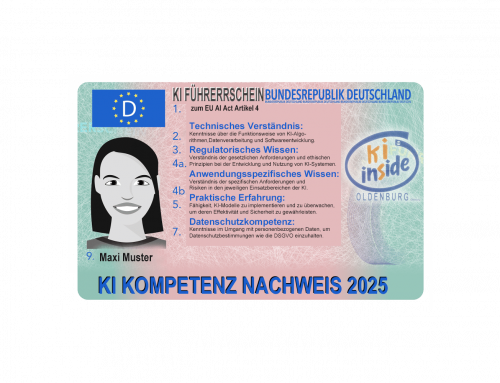 Kompetenz Nachweis – AI ACT Artikel 4